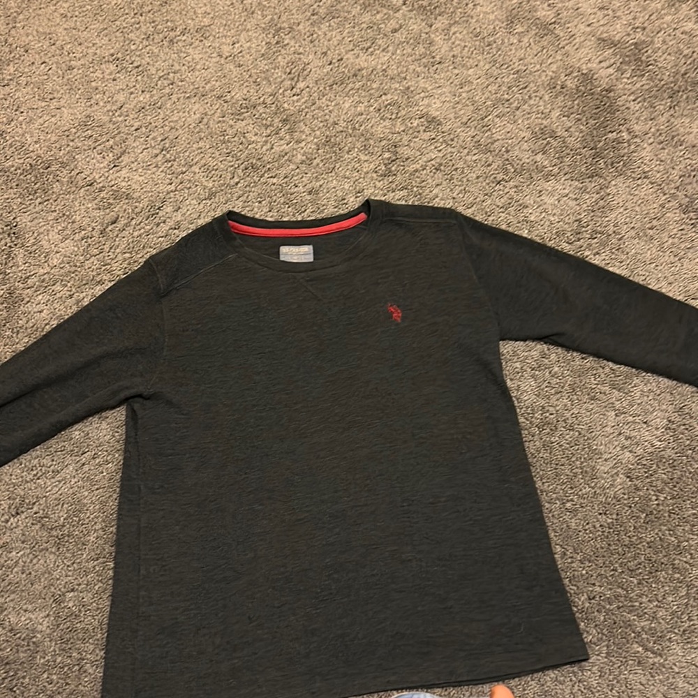 ADULT SMALL 50% COTTON 50% POLYESTER LONG SLEEVE POLO TEE